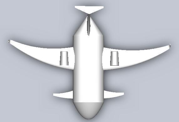 3-Dimensional View of Cargo Aircraft : Three-dimensional
