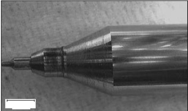 3 mm Fig. 1. A micrograph of the injector plunger running on mixed fuel containing 10 vol. % biodiesel.