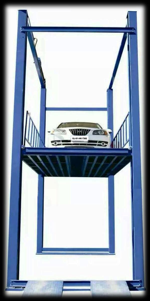 ::: FOUR POST PARKING ELEVATOR ::: :: Model :- QSJY4-4B :: Lifting height Platform Size Overall Length Distance