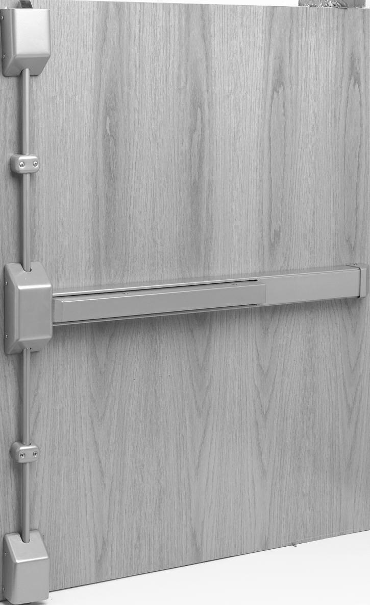 3727 / NB3727 Vertical Rod Type Specifications For Doors 1-3/4" (44mm) thick standard. 3-3/4" (95mm) minimum stile width required for single door application.