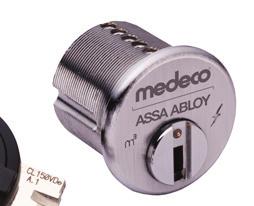 Medeco 3 Logic 25 Medeco 3 Logic Rim and Mortise Cylinders A simple replacement of rim or mortise cylinders with Medeco 3 Logic cylinders provide audit and scheduling along with expiration of
