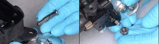 Tighten the mounting screw securely with a #2 Phillips screwdriver.