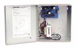Listed UL 294, NFPA101 and MEA listed 12 or 24V DC selectable 1 Amp output Metal enclosure accommodates AC power and status indicators 1-12V DC/7 AH battery or Short circuit and terminal protection