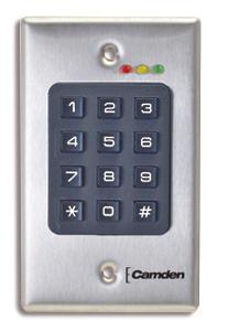 T E C H N O L O G Y CM-120: FLUSH MOUNT WIRED AND WIRELESS KEYPADS CM-120 SERIES KEYPADS are North American built and provide Tri-Brid stand alone, Wiegand and optional wireless operation!