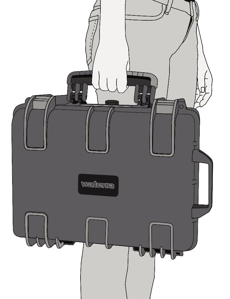 The WS-2 ReelCase is a protective hardcase and meter in one, therefore the meter is always packaged properly for transport.