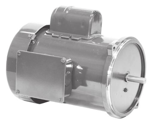 All motors are equipped with either thermostats or thermal overload protectors,