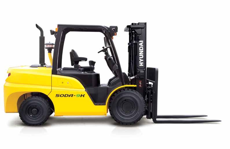 Your satisfaction is our priority! Hyundai introduces a new life of 9series diesel forklift truck.