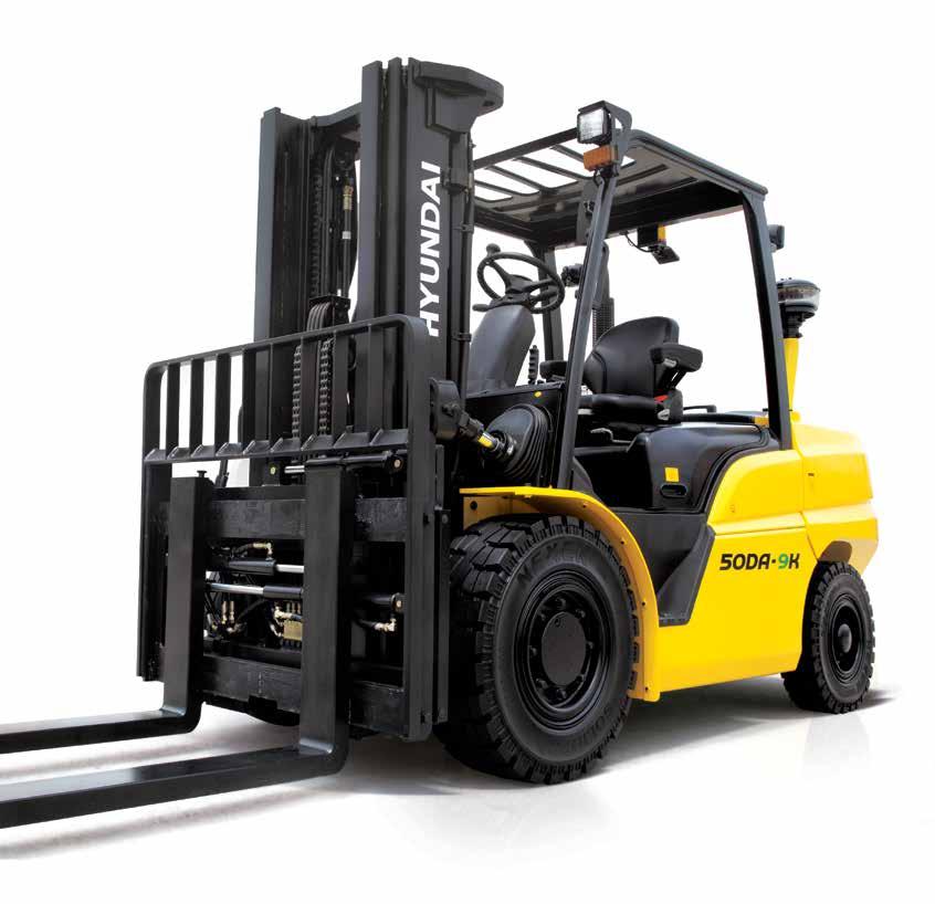 maintenance. New Forklift with Proven Quality and Advanced Technology Maximum performance Spacious operator's cab 5.