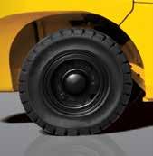 Highly Durable Drive Axle Integrated wheel rim Fully hydrostatic power steering The strengthened