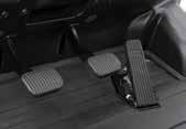 Warning Sound Warning Sound Optimized Pedal Position The pedals are mounted to the console to reduce operator fatigue, and noise and