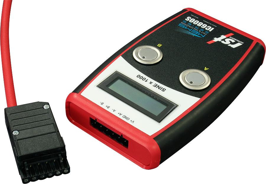 3 3 READING METHOD (IC6800S) Tilt data is displayed by pushing the button A (for axis A of uniaxial and biaxial tiltmeter) and button B (for axis B of biaxial tiltmeter) on the front of the readout