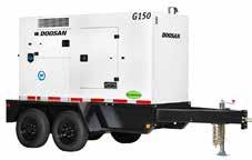 Doosan mobile generators produce a broad range of output voltages thanks to the standard three-position voltage selector switch.