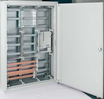Distribution System IVS Service distribution boards Protection class I with insulated covers IP30, IP54, IP55 Sheet steel enclosures, polyester powder-coated Wall-mounted