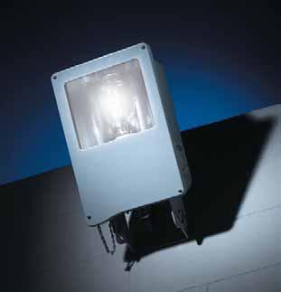 Champ FMV Mini-Floodlights FMV is a compact floodlight consisting of a Corro-Free epoxy coated copper-free aluminum enclosure, with stainless steel external hardware and impact-resistant glass.