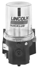 Quicklub Lubrication Systems Electric Grease Pumps 203 Series 12 Models 94124, 94224 and 94212 These industrial lube pumps are electrically operated and are used in progressive type (Quicklub or
