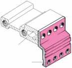 Universal sub-rack type 14 Additional extrusions recessed card mounting for frame width 42HP 6HP 84HP Part No. 14-940-0 14-90-0 14-910-0 min. 7.