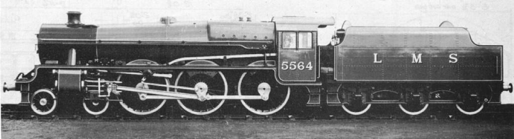P. L.. & S. ailway 3 Cylinder Passenger ngine Class 5XP Jubilees.