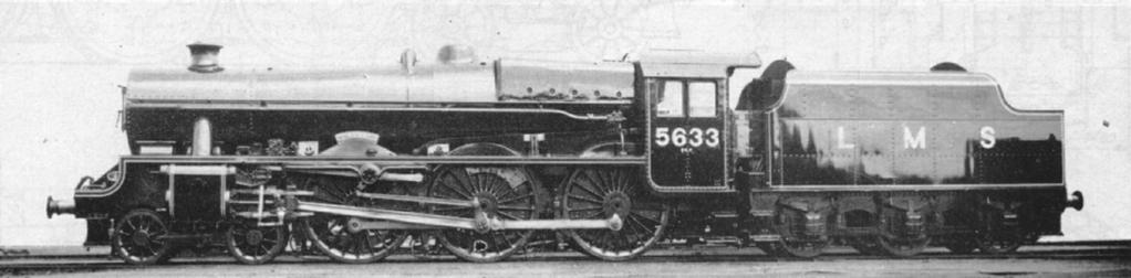 Short firebox locomotive with a domeless boiler and a Stanier curved top