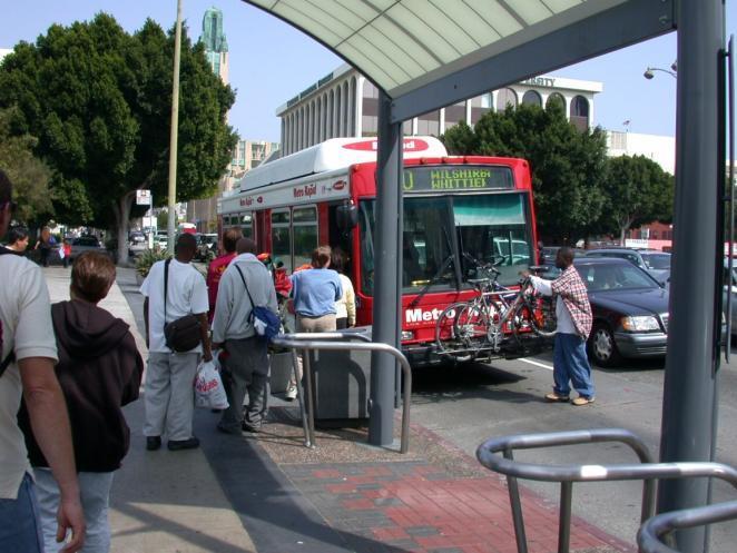 Travel Time In LA (Metro Rapid), signal priority and low floor vehicles