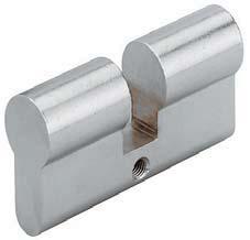 Blind single profile cylinder StarTec Blank on one side Length A Length B Length C Brass nickel