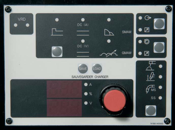 INERTER C DC 400 Control Panel # 1 2 1. RD - (oltage Reduction Device) lights indicate on or off 2.