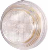 SIGNAL LIGHTING 2 1/2 Classic Hi Count Lamp G1042 - Red, Clear Lens G1043 - Yellow, Clear Lens Ultra stylish clear lens with multiple red or yellow LEDs for added appeal and visibility.