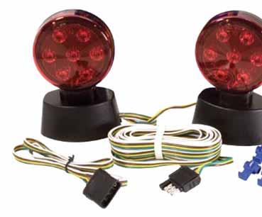 SIGNAL LIGHTING 65720-5 - Red Towing Light Kit A complete kit for trouble-free, dependable towing, featuring Grote s high-performance LED technology.