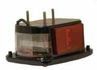 SIGNAL LIGHTING Hi Count Box Lamp G5202 - Red, RH, w/ Side Marker G5212 - Red, LH w/ Side Marker & License Window The perfect LED lamp for most box lamp applications.