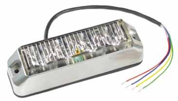 3A split High Intensity Directional Light 77763 - Yellow Compact LED lamps provide high-intensity dispersion and four different flash modes, alerting oncoming traffic that there s a hazard ahead.