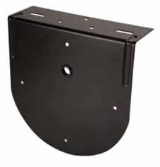 Black, Powder Coated Recessed Aluminum Interior Mounting Pan 43004 - Aluminum Holds connector and wiring making replacement easier Allows