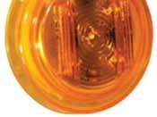 PC Rated Clearance Marker Lamp 46142 - Red 46143 - Yellow These PC lamps provide the light you want in the pattern you need with a termination that makes installation easy.
