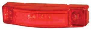 SIGNAL LIGHTING Thin Line 3 Center Dual Function Clearance/Marker 49252 - Red 49253 - Yellow The brightest and longest lasting LEDs on the market.