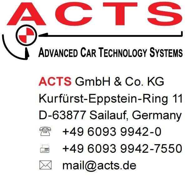 KG Managing Company: ACTS Verwaltungs GmbH General Manager: Dirk Babock, Helmut Gasser Location of Managing Company:
