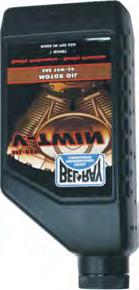 V-Twin Synthetic Motor Oil BEL-RAY MOTOR OIL Exclusive Bel-Ray anti-wear chemistry reduces bearing and valve train wear and and keeps pistons and rings from scuffing Features high polarity synthetic