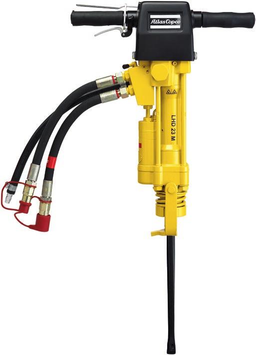 Rock drill HARD ROCK HARDER HYDRAULICS Rocks are hard. Just like our rock drills. This lightweight tool is designed for drilling blast, anchor and rock splitting holes.
