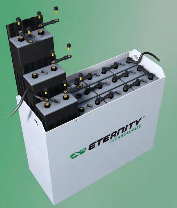 BATTERY ASSEMBLY DIAGRAM Legend 1. Cell 2. Connector 3. M10 Bolt 4.