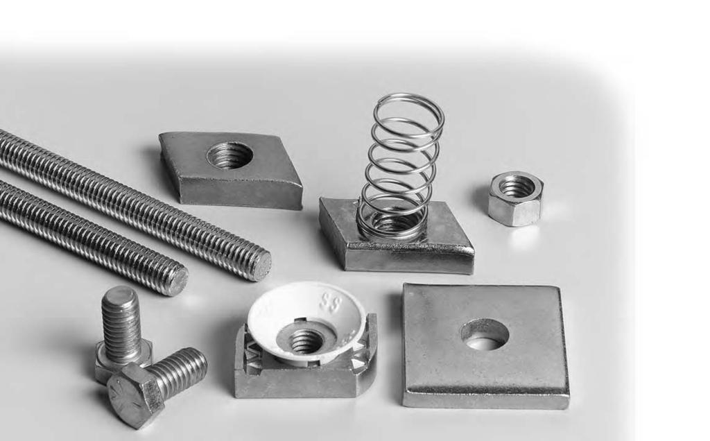 Threaded Products & Hardware Channel Nuts Superstrut channel nuts are manufactured from mild steel and are case hardened.