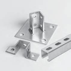 Fittings & Brackets Fittings & Brackets Series 200 2 4" 5 8" Material Superstrut fittings and brackets are manufactured from hot rolled carbon steel.