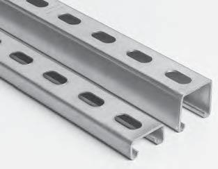 Metal Framing Channels Overview Finishes (continued) SilverGalv Electro-Galvanized Finish From Superstrut Protection is the name of the game and SilverGalv delivers a winning combination of features