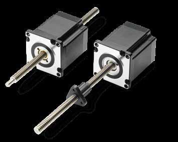 Stepper Motor Linear Actuators Motorized Lead Screws Thomson motorized lead screws combine a hybrid stepper motor and a precision lead screw together in one compact envelope.