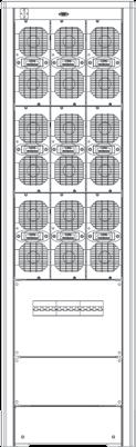 modular cabinets (20 x 94 Ah) Backup time