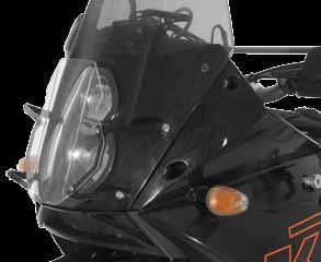 KTM LC8 753 Stainless steel headlight protector with quick release fasteners, for KTM 1190 ADV The KTM Adventure is an ideal