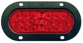 RED LED LIGHT LI10176 MODEL 30 2" AMBER LED LIGHT