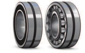 Wear and impact loads Upgraded SKF Explorer spherical roller bearings A new heat treatment process for steel enables the bearing to achieve a service life up to twice of that experienced with