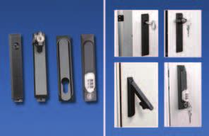 6 Locks Locking systems Locking system for front and rear doors. Different types are available.