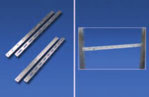 Material: Sheet metal Finishing: Maximum weight: Galvanised 100 kg Construction depth mm Part. no.