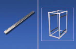 8 Mounting depth posts Mounting depth posts can be used to mount metric profiles and/or accessories.
