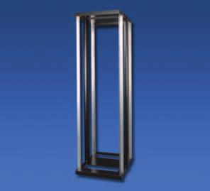 10 Open frame The steel basic frame is provided with four 19-inch profiles and will be delivered with leveling feet.