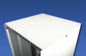 mounting material top The blind roof can not be used for cable entry and ventilation.