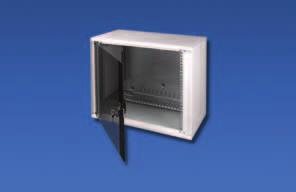 Wall enclosures MWE MWE wall enclosure The basic frame is built-up of a wall-mounting plate with integrated cable strain, four depth profiles, two cable-entry plates (base and top) and a set of